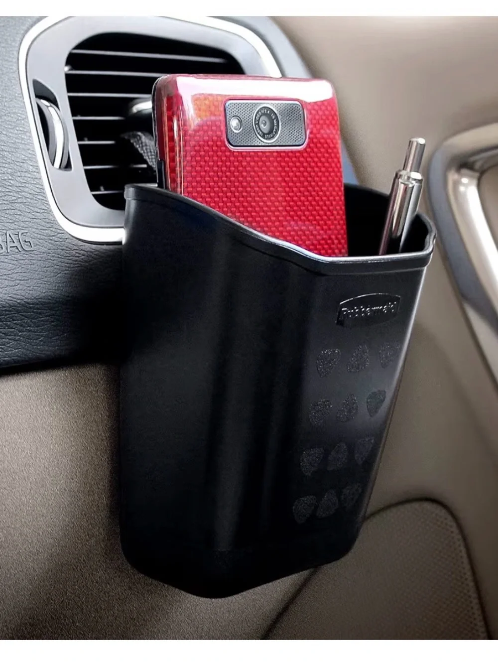Rubbermaid Black Car Vent Phone & Accessory Pouch